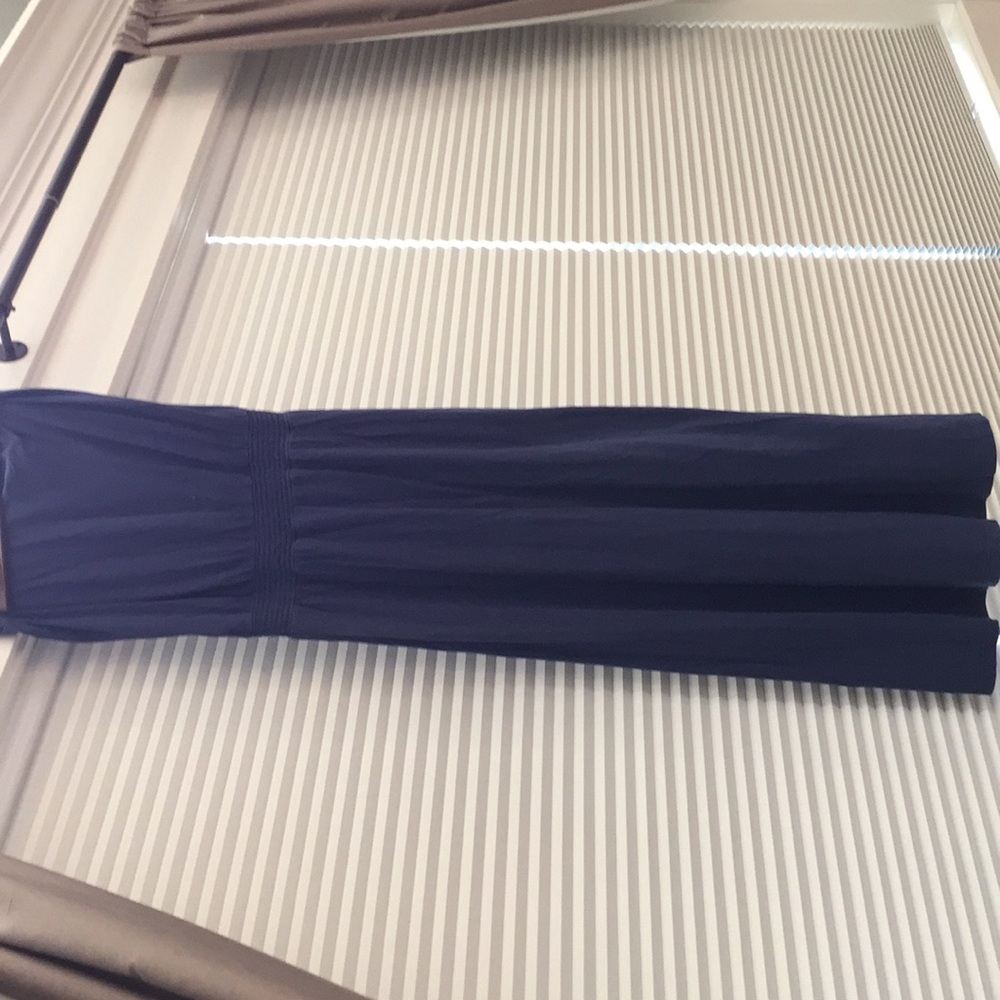 Long strapless maxi